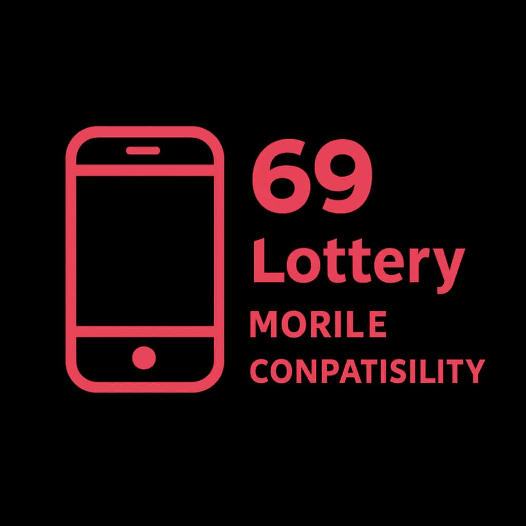 Icon representing mobile compatibility for 69 Lottery.