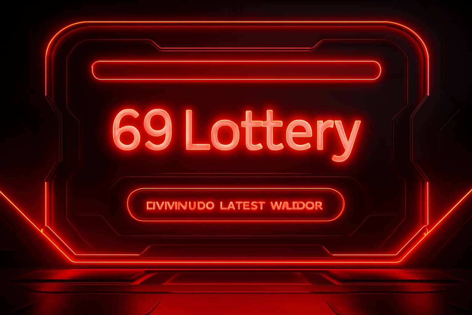 Futuristic lottery background