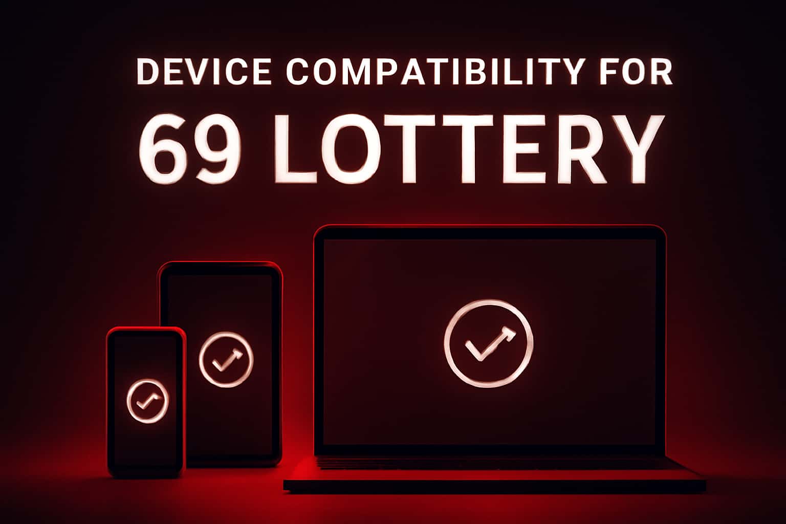 Informational image about Device Compatibility for 69 Lottery.