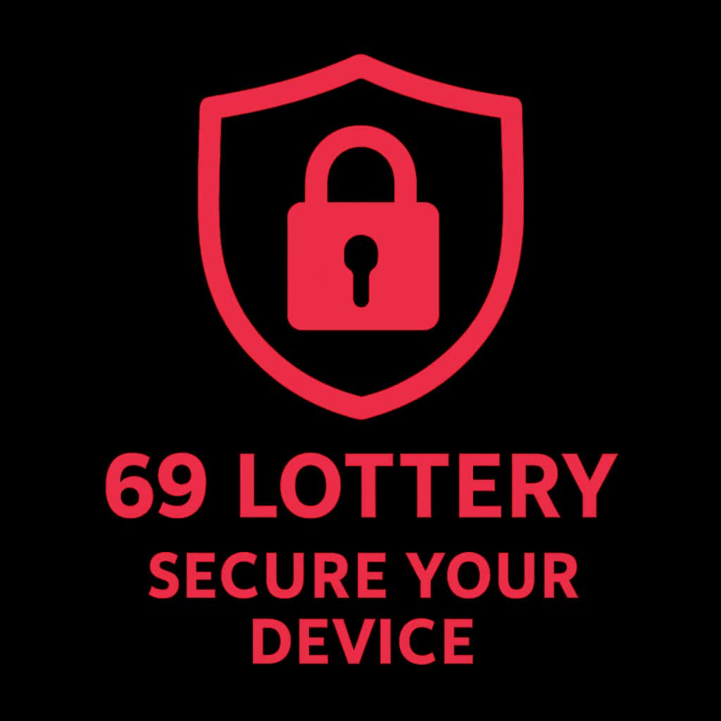 A badge representing the security features of the 69 Lottery Device.