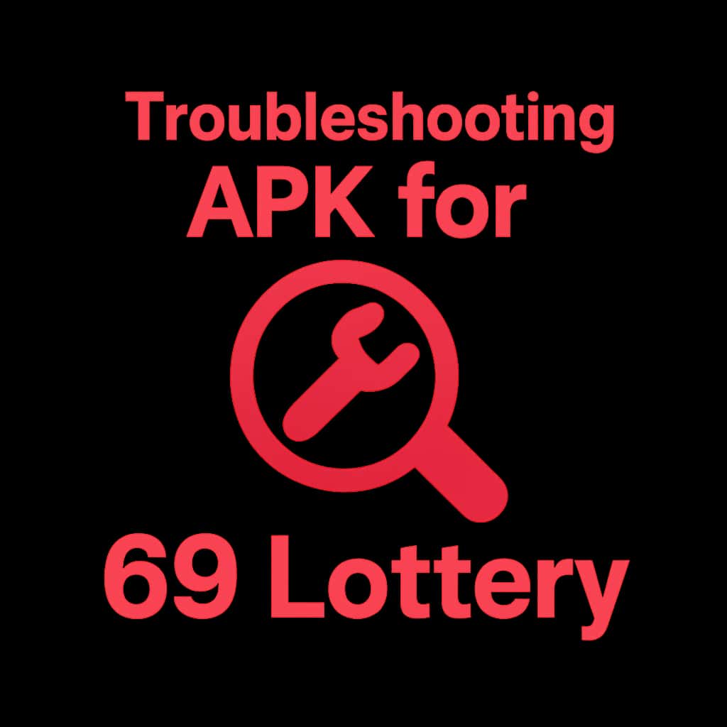 An icon indicating support for troubleshooting the 69 Lottery APK.