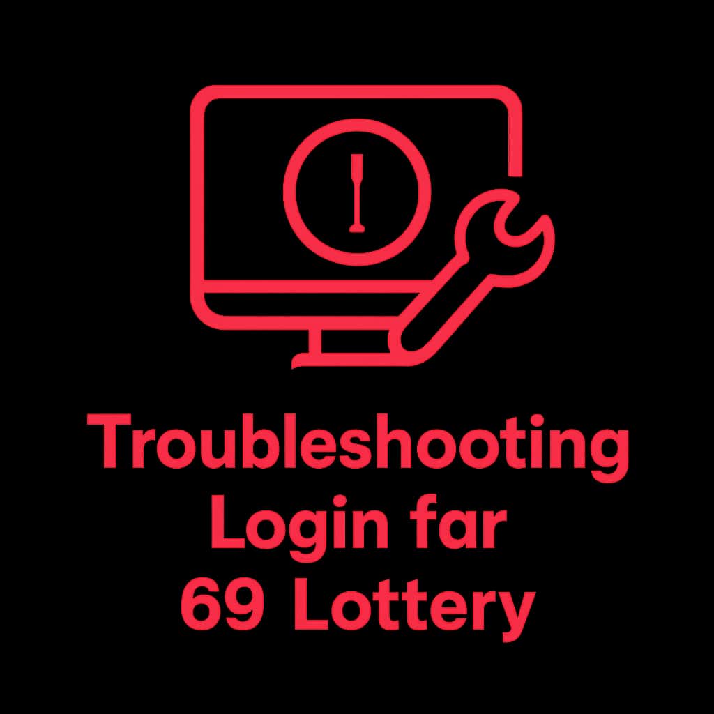 Icon representing help resource for 69 Lottery login.